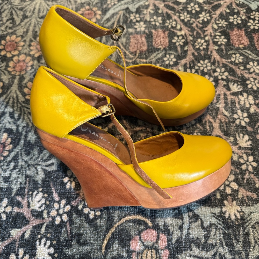 Jeffrey Campbell Yellow Wedges